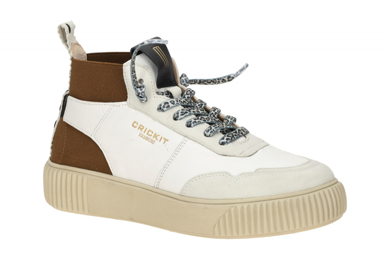 CRICKIT Damen Sneaker REBEKA Maura044 70903 - Wei? uni, Ultra Leicht & Bequem