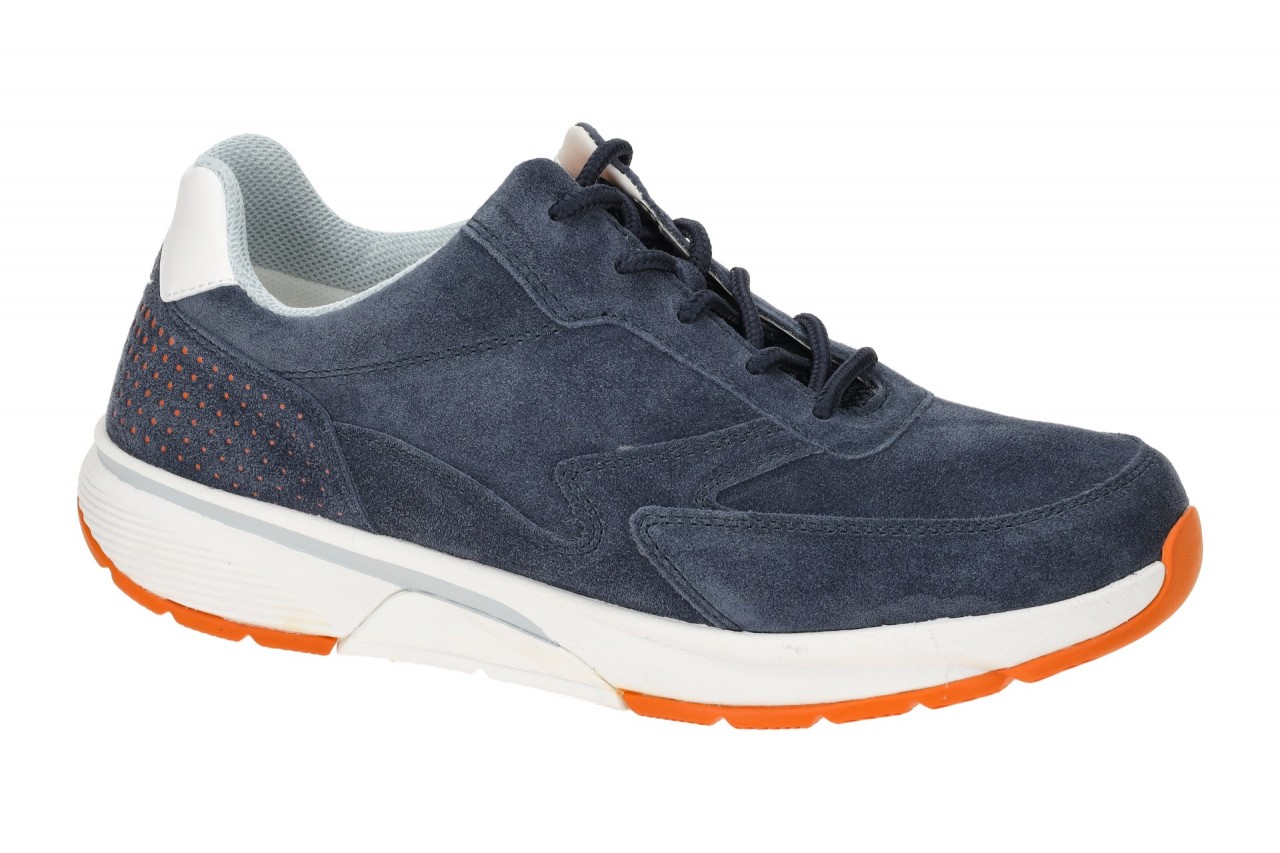 'Gabor 46.876.36 ROLLINGSOFT Damen Sneakers marine/wei?/mandarine bequeme Sch...