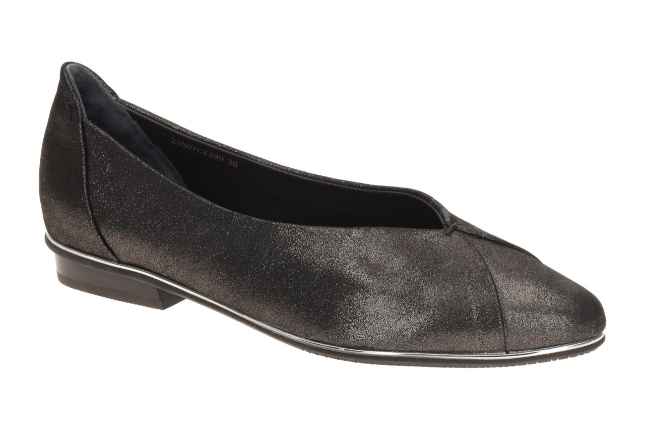 Everybody 23507C2399 DR001 BETA Damenschuhe Slipper Schwarz Gold Silber Echtl...