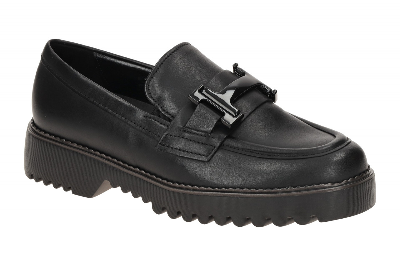 Gabor 72.452.57 Damen Slipper Halbschuhe Schwarz Lack Echtleder bequem mit Op...