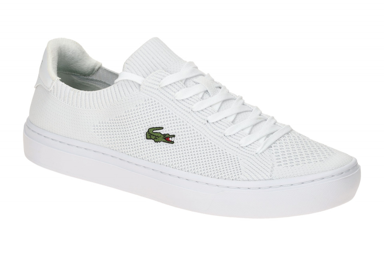 Lacoste Herrenschuhe Wei? 49CMA0004_21G atmungsaktiv Mesh-Futter