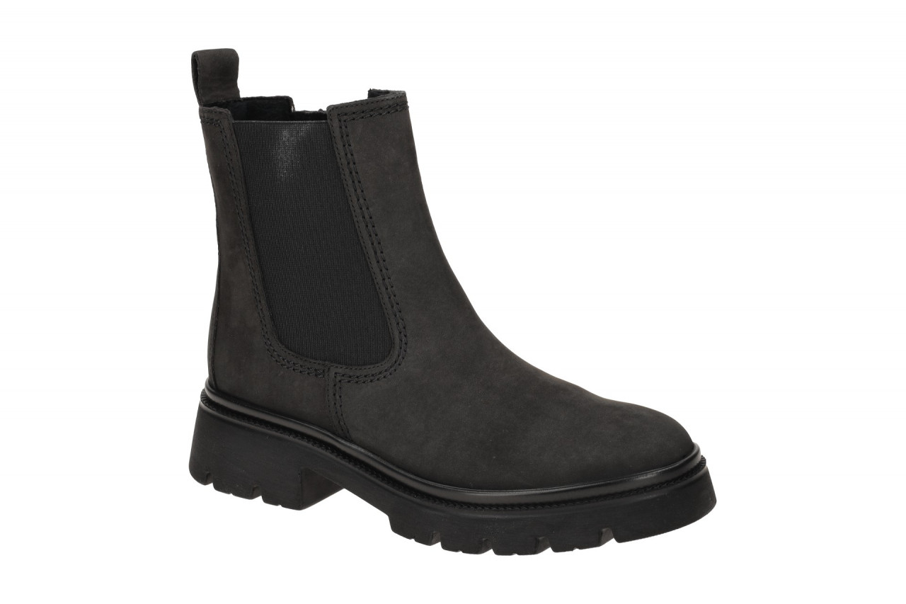 Gabor Damen Stiefeletten 71.850 in Grau Pepper/Schwarz - Chelsea Ankle-Boots