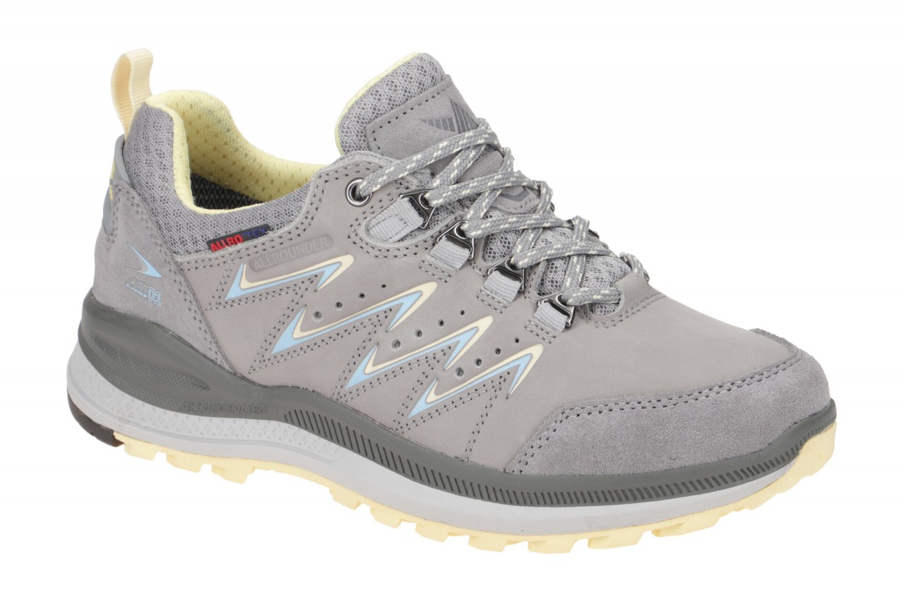 Allrounder SEJA-TEX P2007396 Damen Wander-Halbschuhe Grau - alloy, wasserdich...