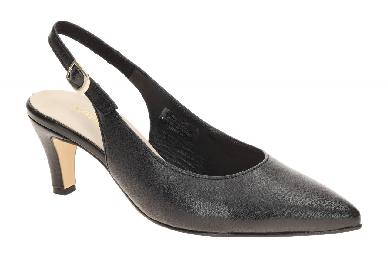 Gabor 81.590.27 schwarz - Sling Pumps f?r Damen