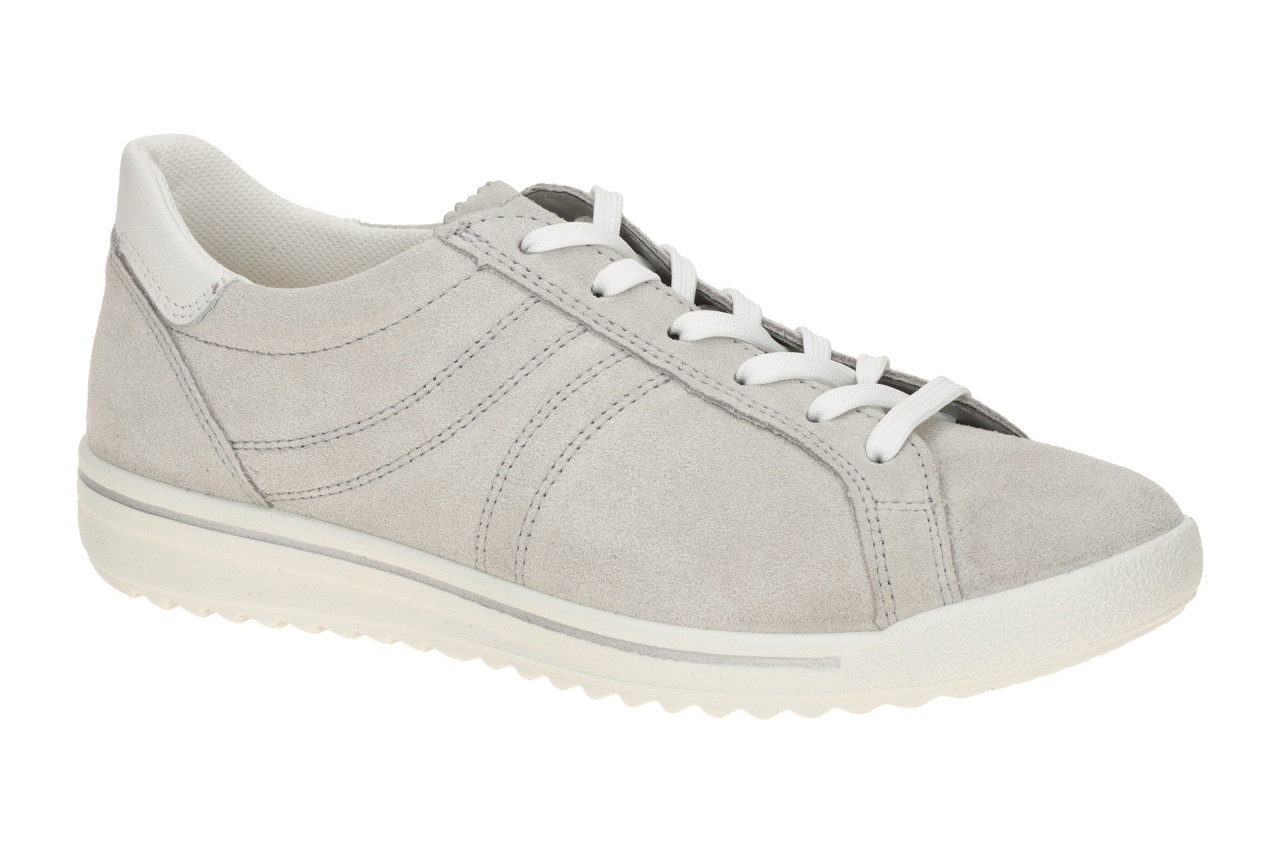 Legero 2-000452 Alia Damen Sneaker Grau alumino bequeme Schn?r-Halbschuhe