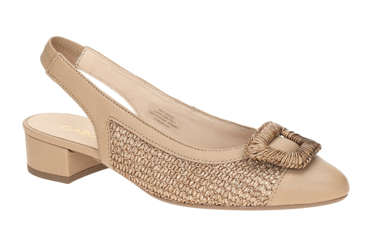 Gabor 81.526.44 taupe - Sling Pumps f?r Damen