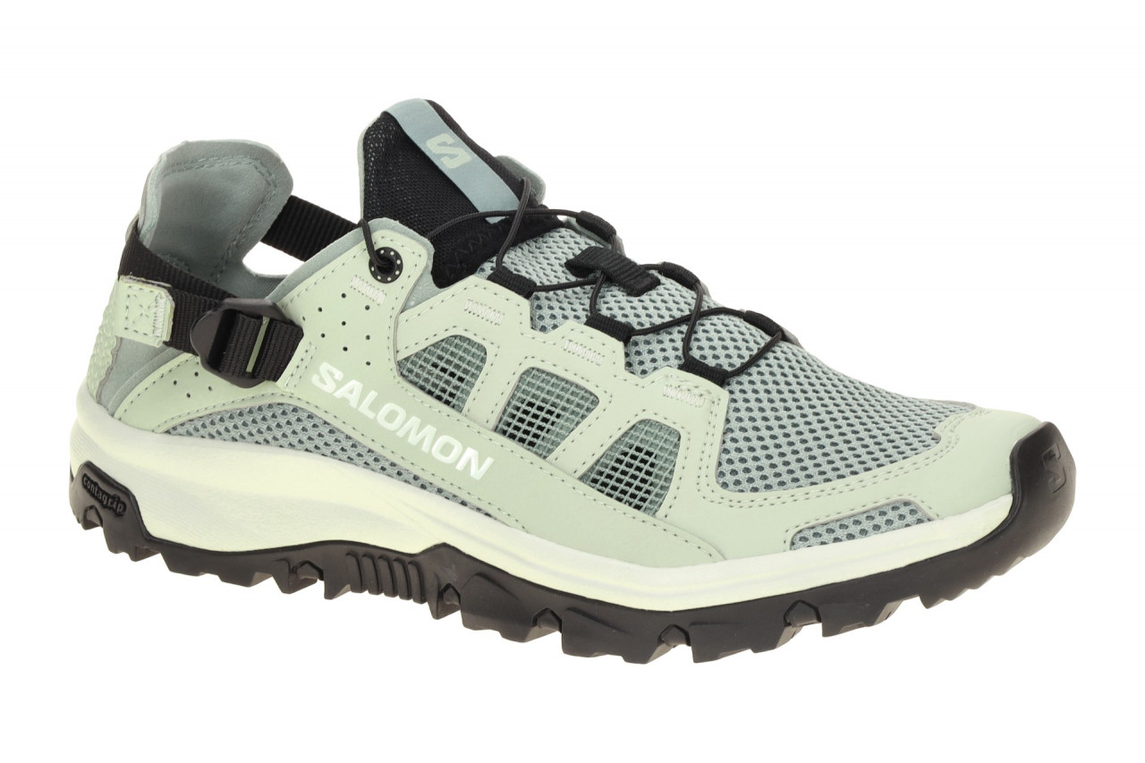 Salomon 491107 TECHAMPHIBIAN 5 Women's Halbschuhe Green Milieu/S Sea Foam/C A...