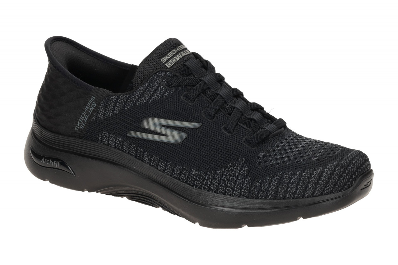 Skechers GO WALK ARCH FIT 2.0 216601 BBK schwarz - Slipper f?r Herren