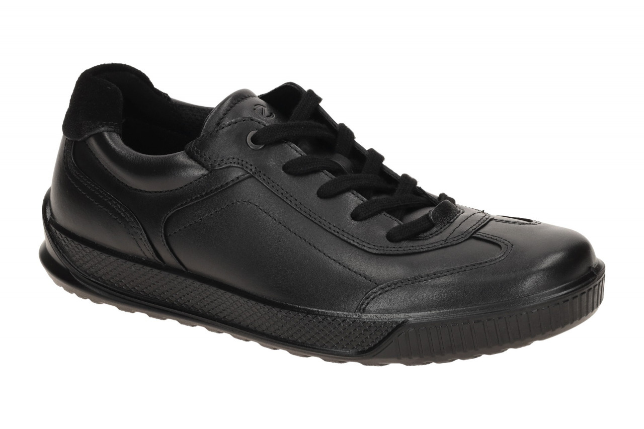 Ecco 50168401001 Schwarz Herren Halbschuhe Textil Fu?bett PU Laufsohle