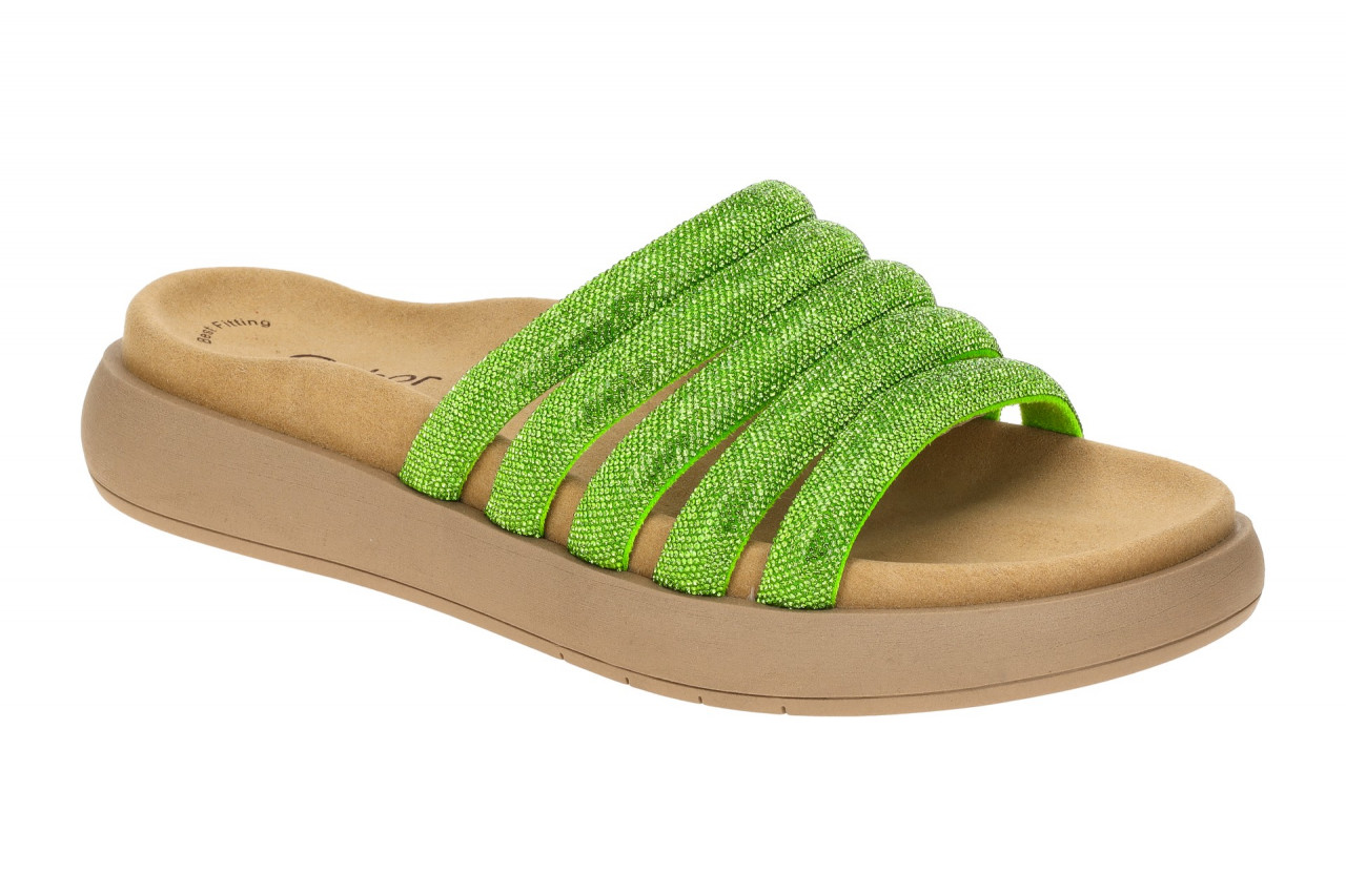 Gabor 63.752.89 Pantoletten Granny Green Synthetik Damenschuhe Komfort Fu?bett