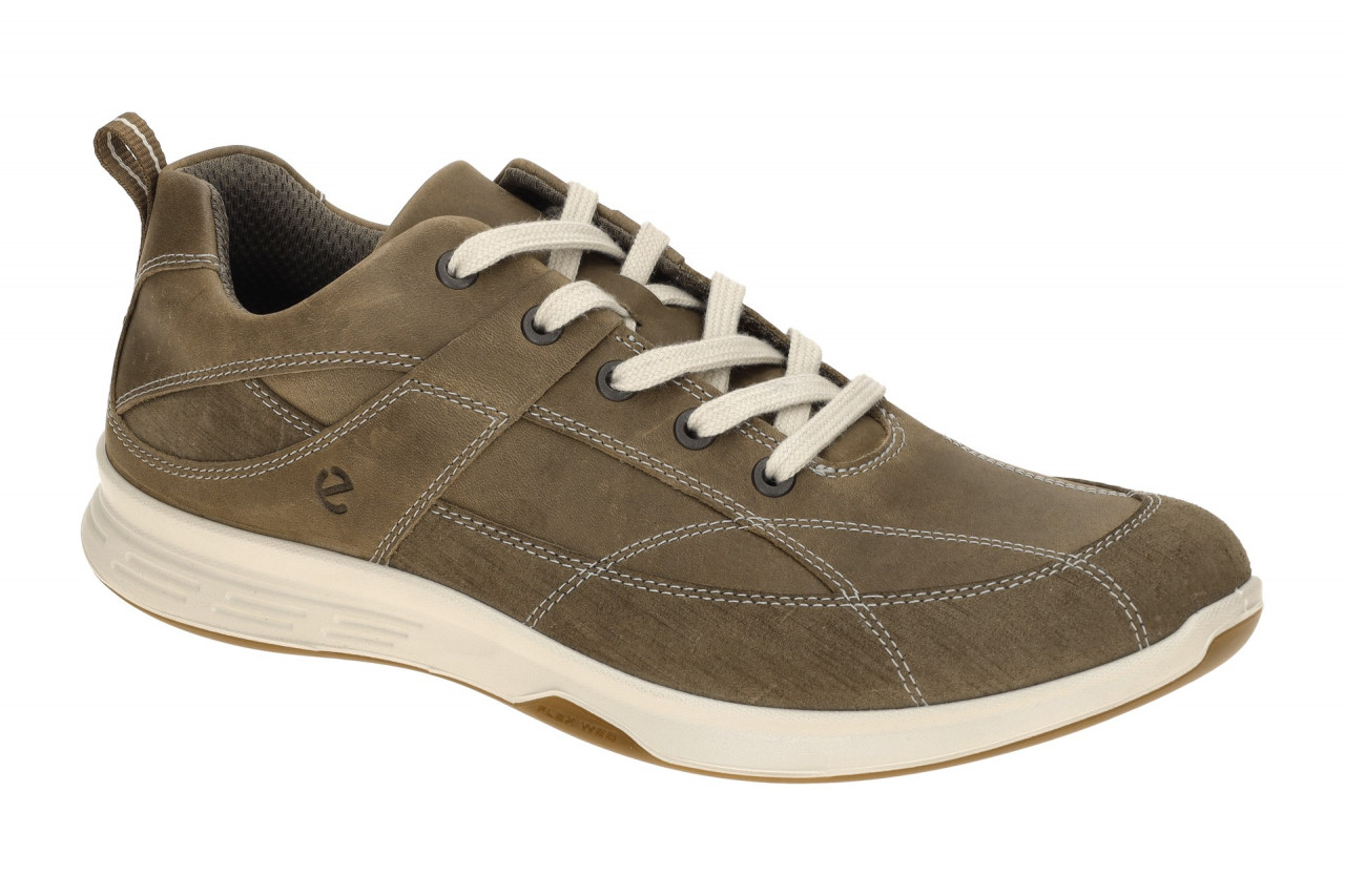 Ecco 870114 EXCEED Herrenschuhe grau-braun, bequeme Schn?r Halbschuhe