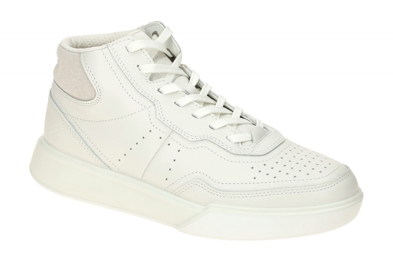 Ecco STREET COURT HIGH 27282352292 wei? - Mid Cut Sneakers f?r Damen