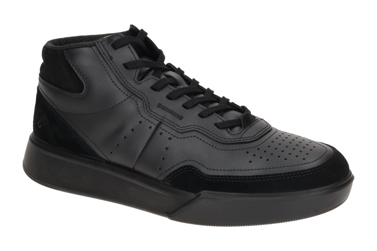 Ecco STREET COURT HIGH 53982451052 schwarz - Mid Cut Sneakers f?r Herren