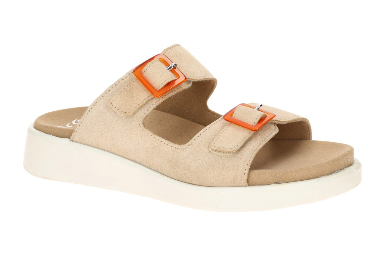 ara 12-21404 09 MADEIRA-S Damen Pantoletten Beige - bequem mit Klett-Fu?bett ...