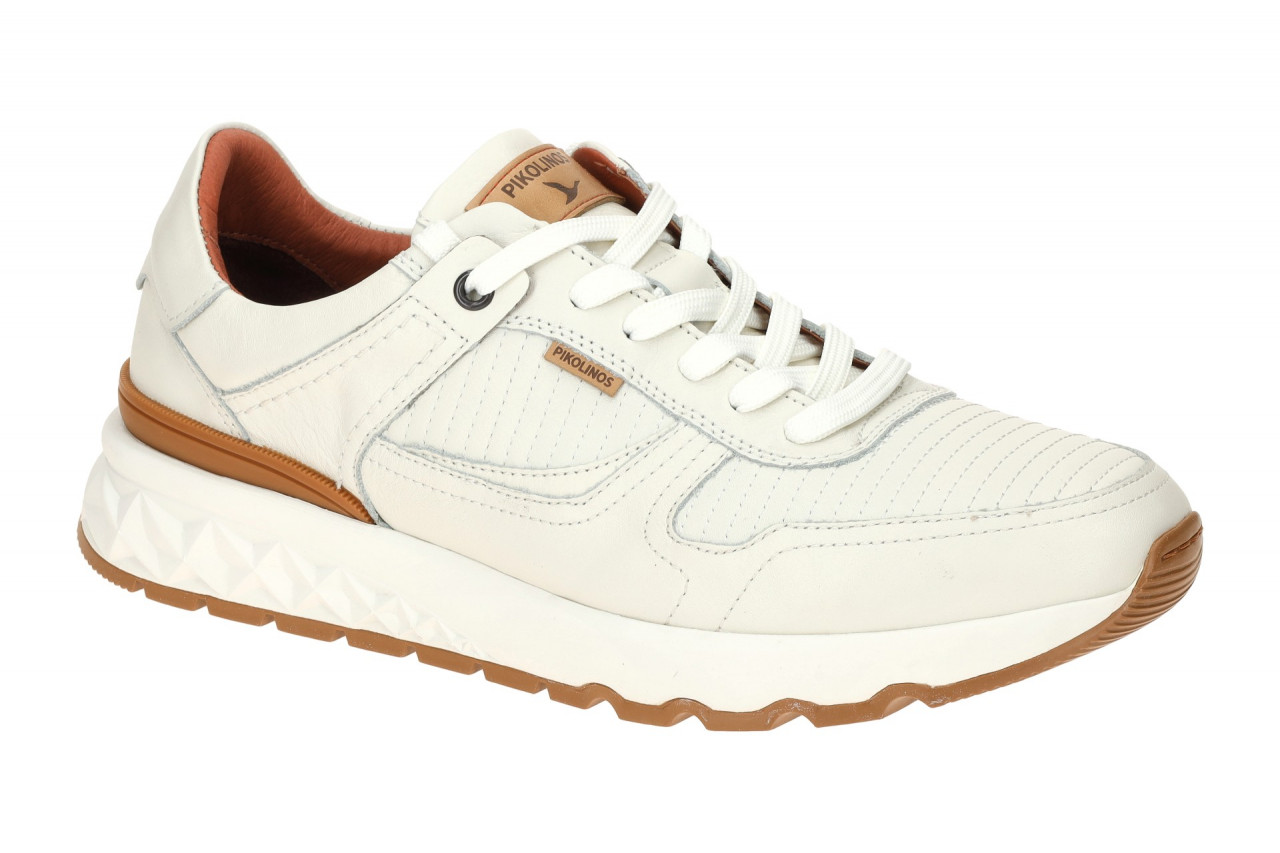 Pikolinos M8R-6239C1 ARANDA Herren Sneaker Wei? Halbschuhe bequem Gummi Sohle
