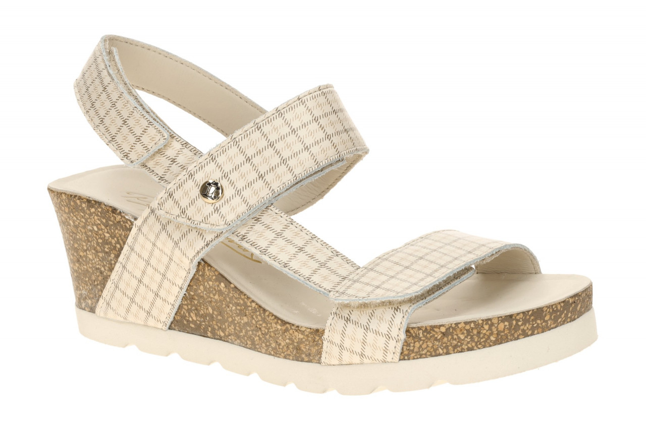 Panama Jack Vilma Plaid B1 beige - Riemchen Sandale f?r Damen