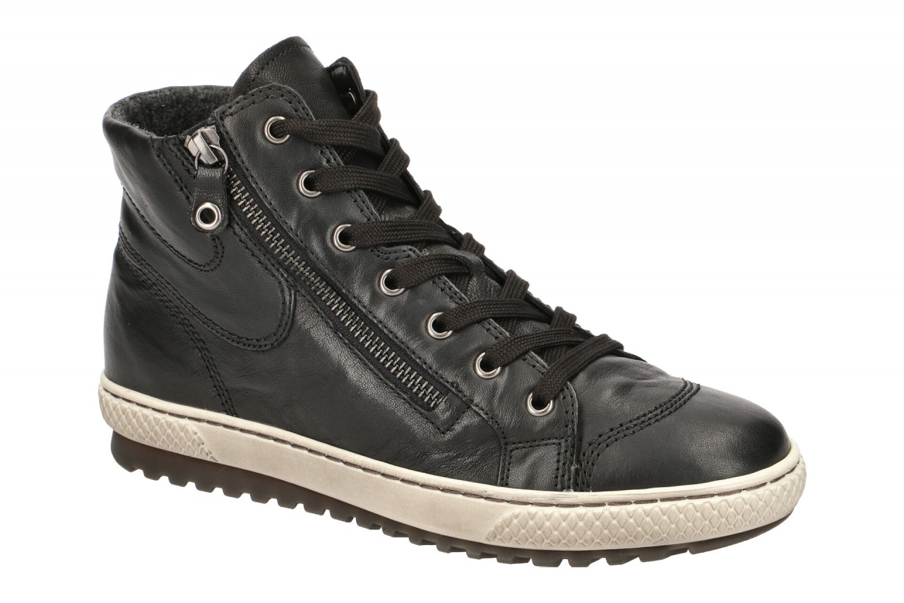 Gabor 73.754.57 schwarz - sportliche Stiefelette f?r Damen