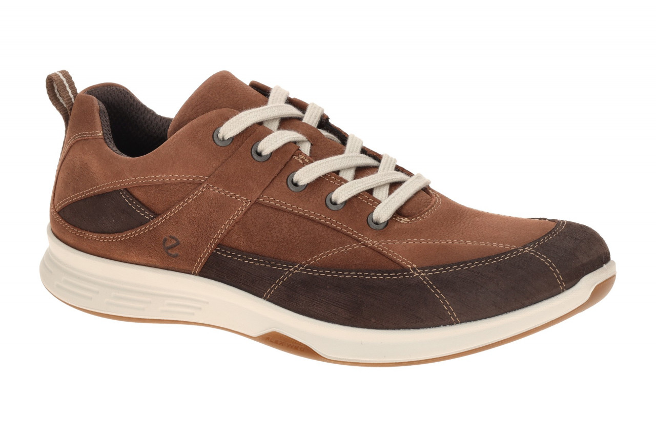 Ecco 87011461566 EXCEED Herrenschuhe Braun - bequeme Schn?r Halbschuhe
