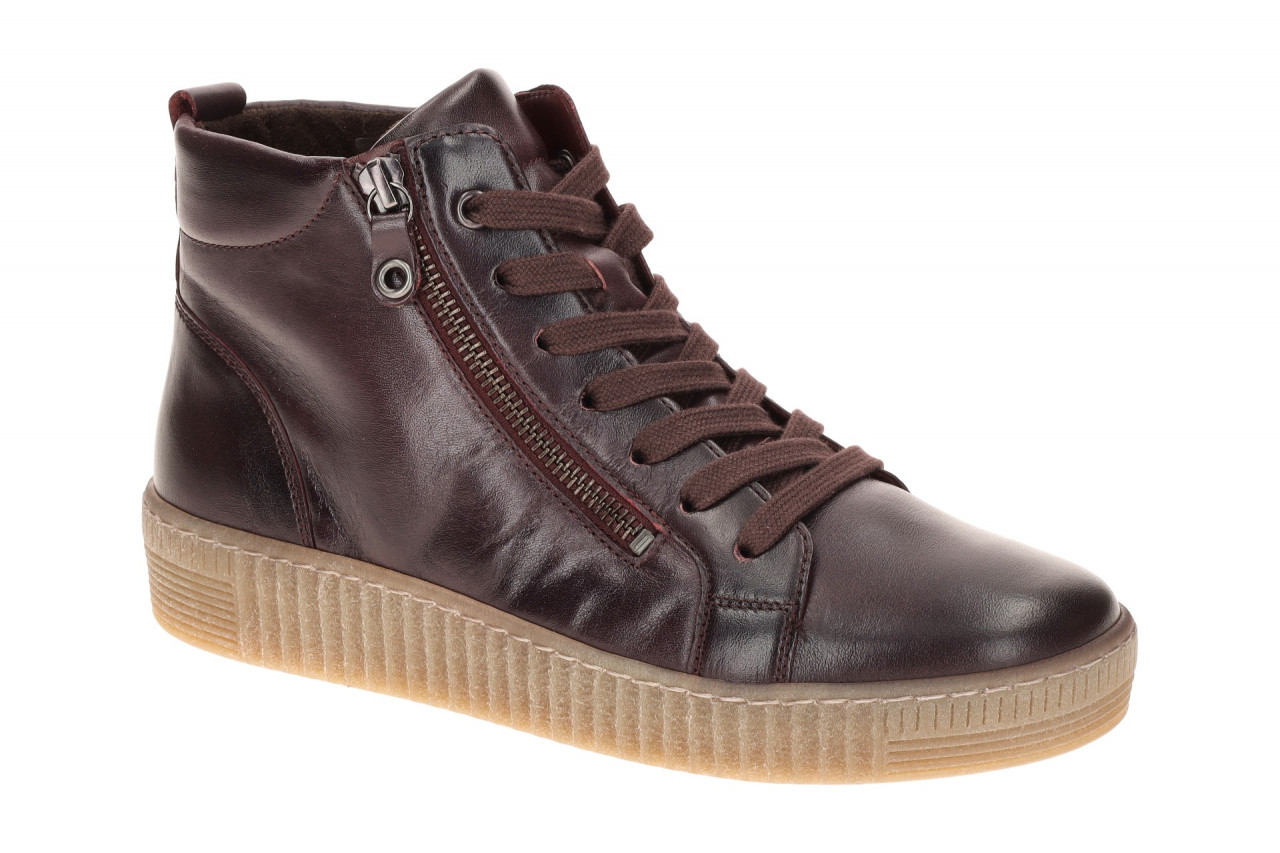 Gabor 73.730 Damen Stiefeletten in Bordo, Keilabsatz 1,5cm
