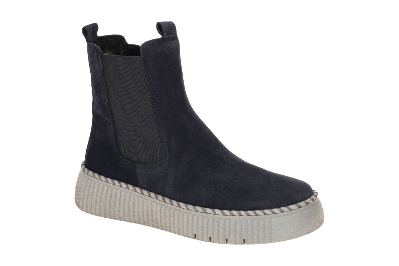Gabor 73.540 Damen Stiefeletten in Pazifikblau mit bequemer Passform