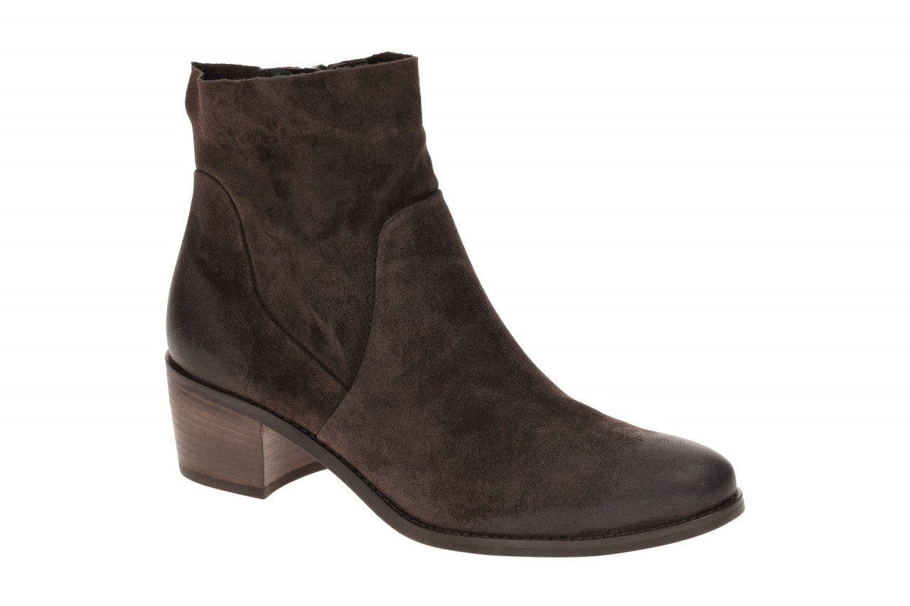 Paul Green Damen Stiefeletten 9025-160 Mocca Braun, Echtleder, Blockabsatz 4cm
