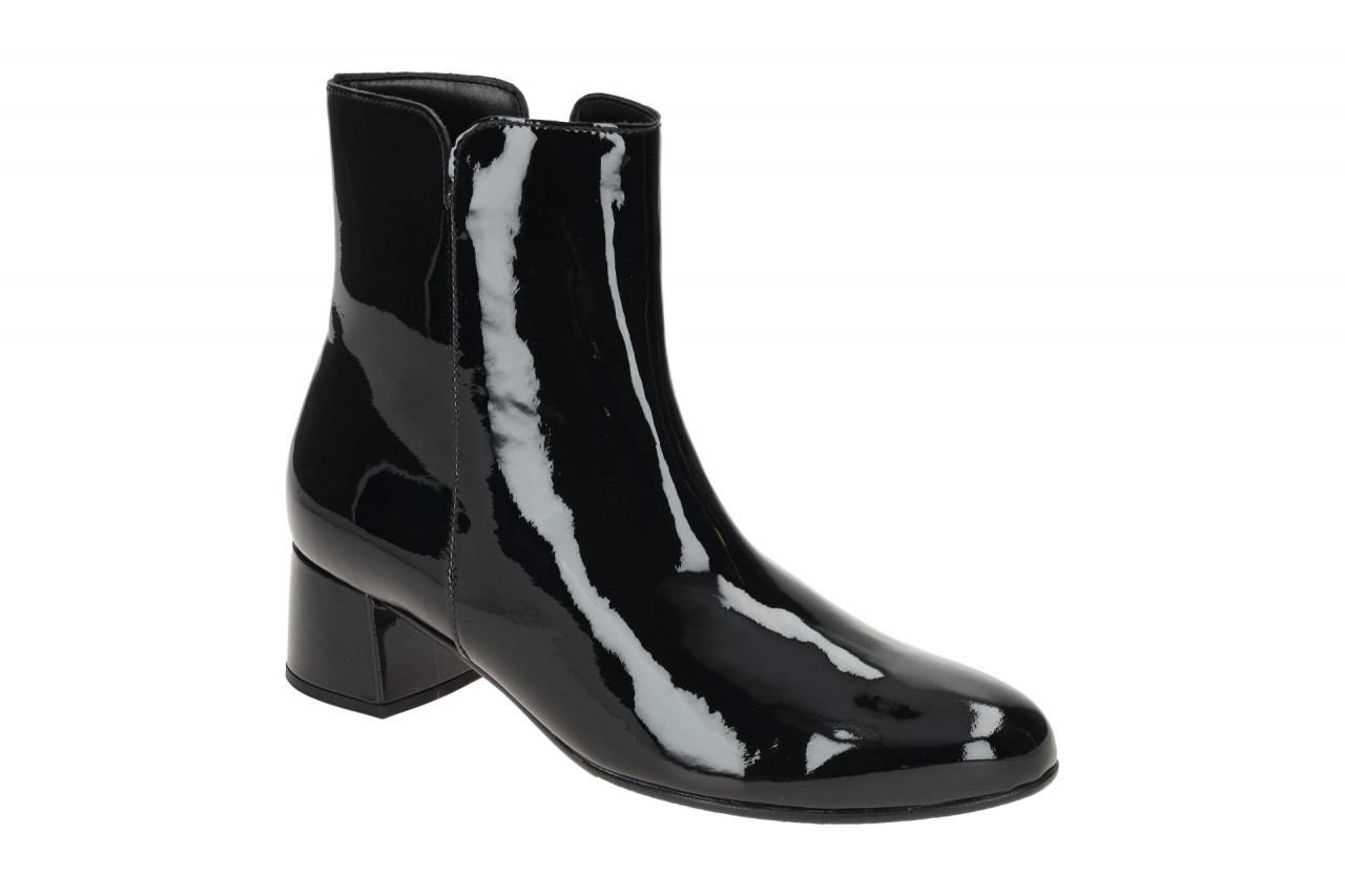 Gabor 75.680.97 Damen Stiefeletten schwarz gl?nzend Best Fitting