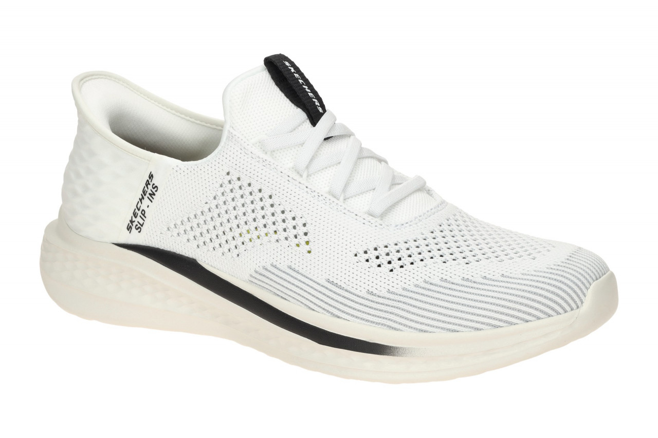 Skechers 210810 WHT SLADE - QUINTO Herren Slipper wei? gogamat? ARCH