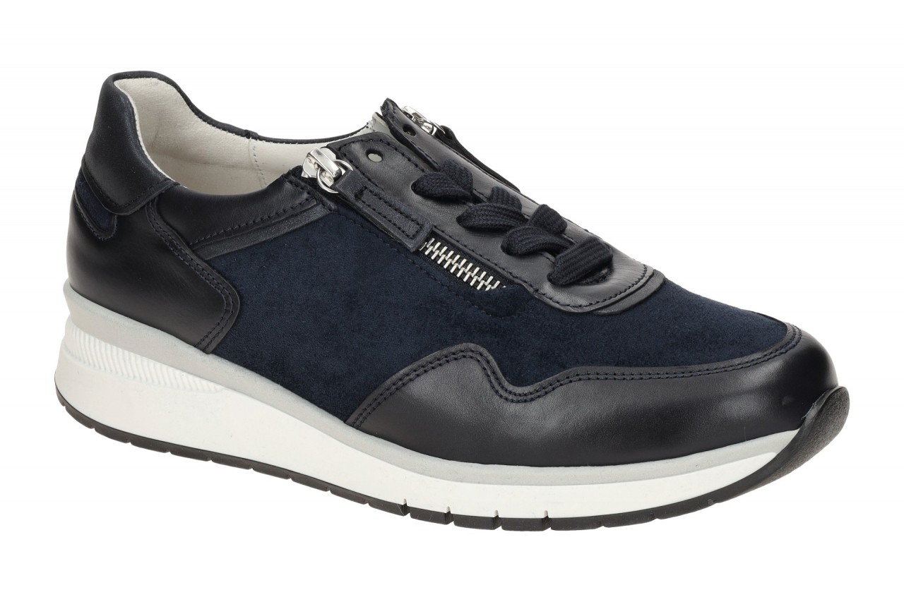 Gabor 46.308 River/Midnight K. Halbschuhe Damen bequem Stretchleder Textil Ke...