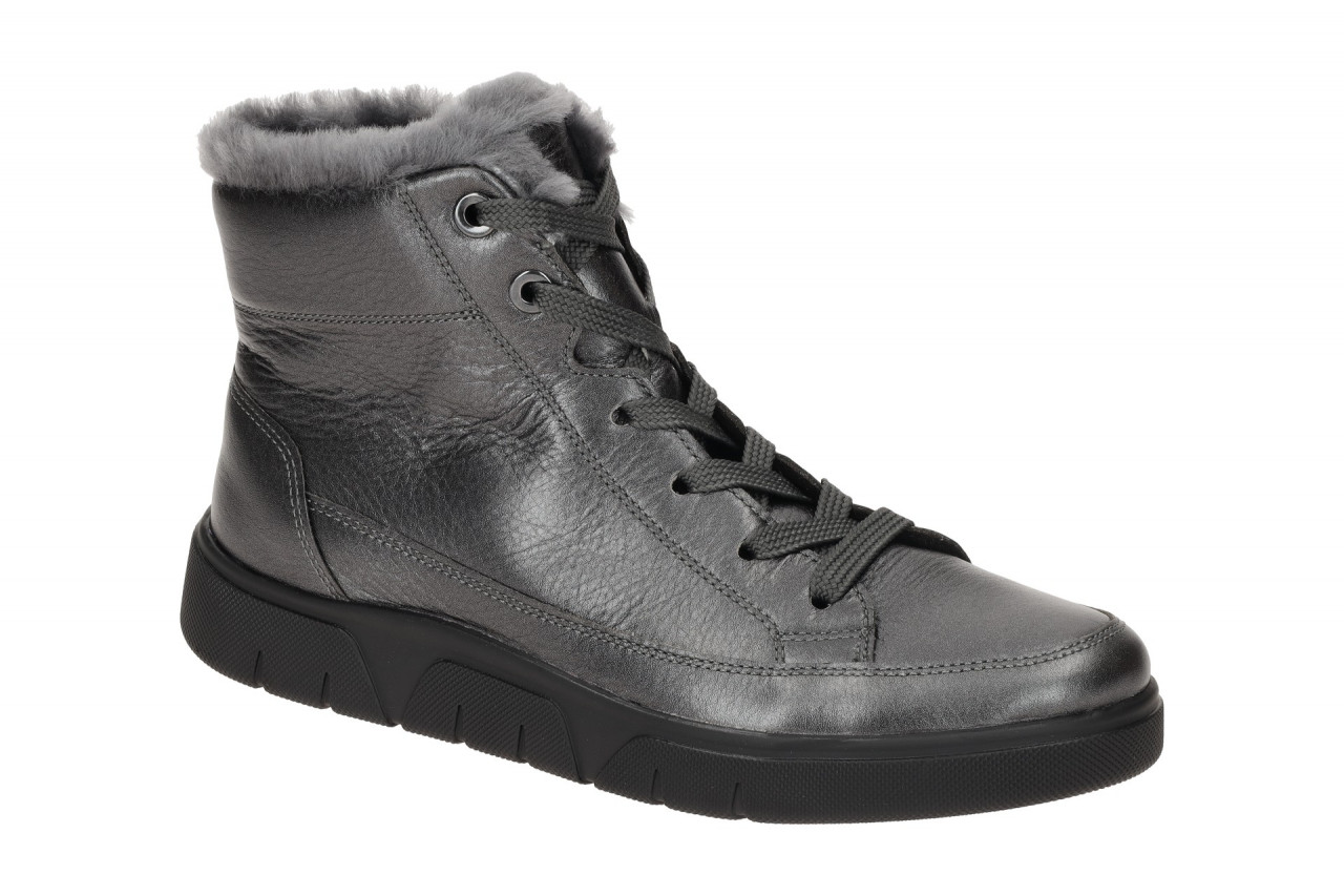 ara Damen Winterstiefel 12-24440 11 Grau anthrazit Lammfell Warmfutter rutsch...