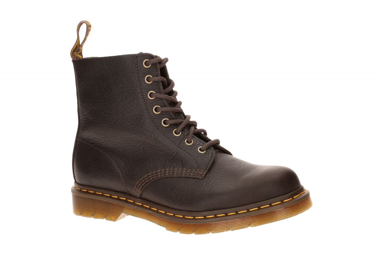 Dr. Martens 31981201 Pascal - 1460 Unisex Stiefel, Braun Dark Brown, Echtlede...