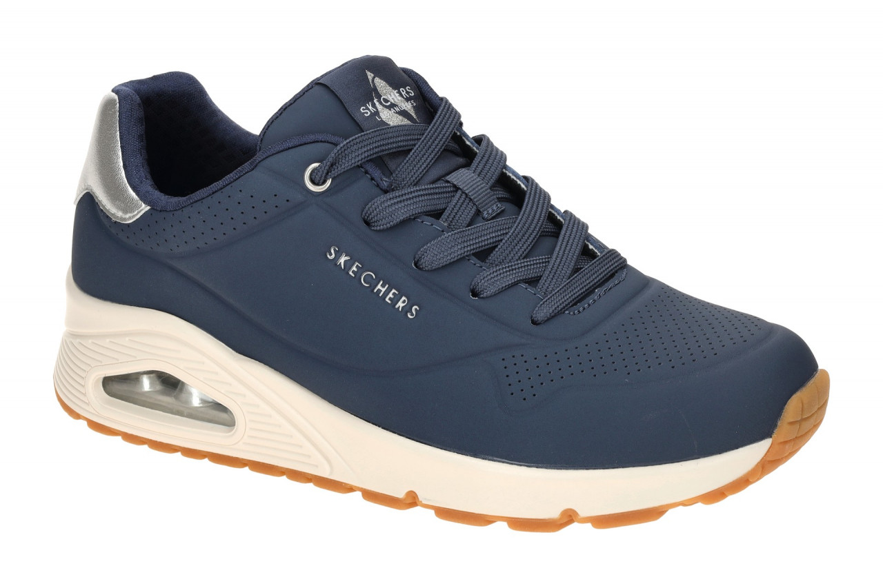 Skechers UNO 177094 NVY dunkel-blau - sportliche Halbschuhe f?r Damen