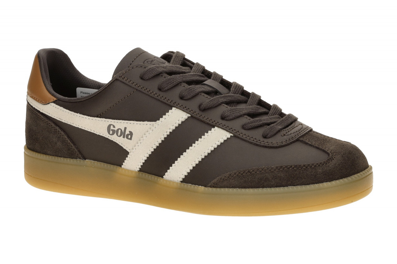 Gola CMB744CW VIPER LEATHER Herren Sneakers Braun Mocha/Off White/Umbra