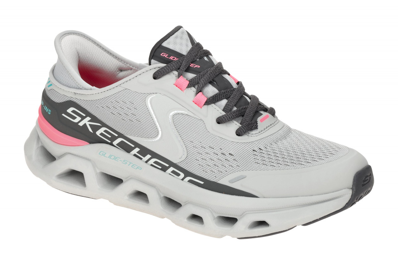 Skechers GLIDE STEP 150510 GYPK hell-grau - sportliche Halbschuhe f?r Damen