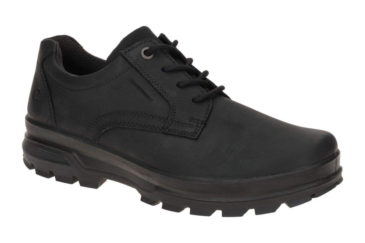 Ecco 83816402001 RUGGED TRACK - WP PLAIN TOE Schwarz Wanderschuhe Waterproof