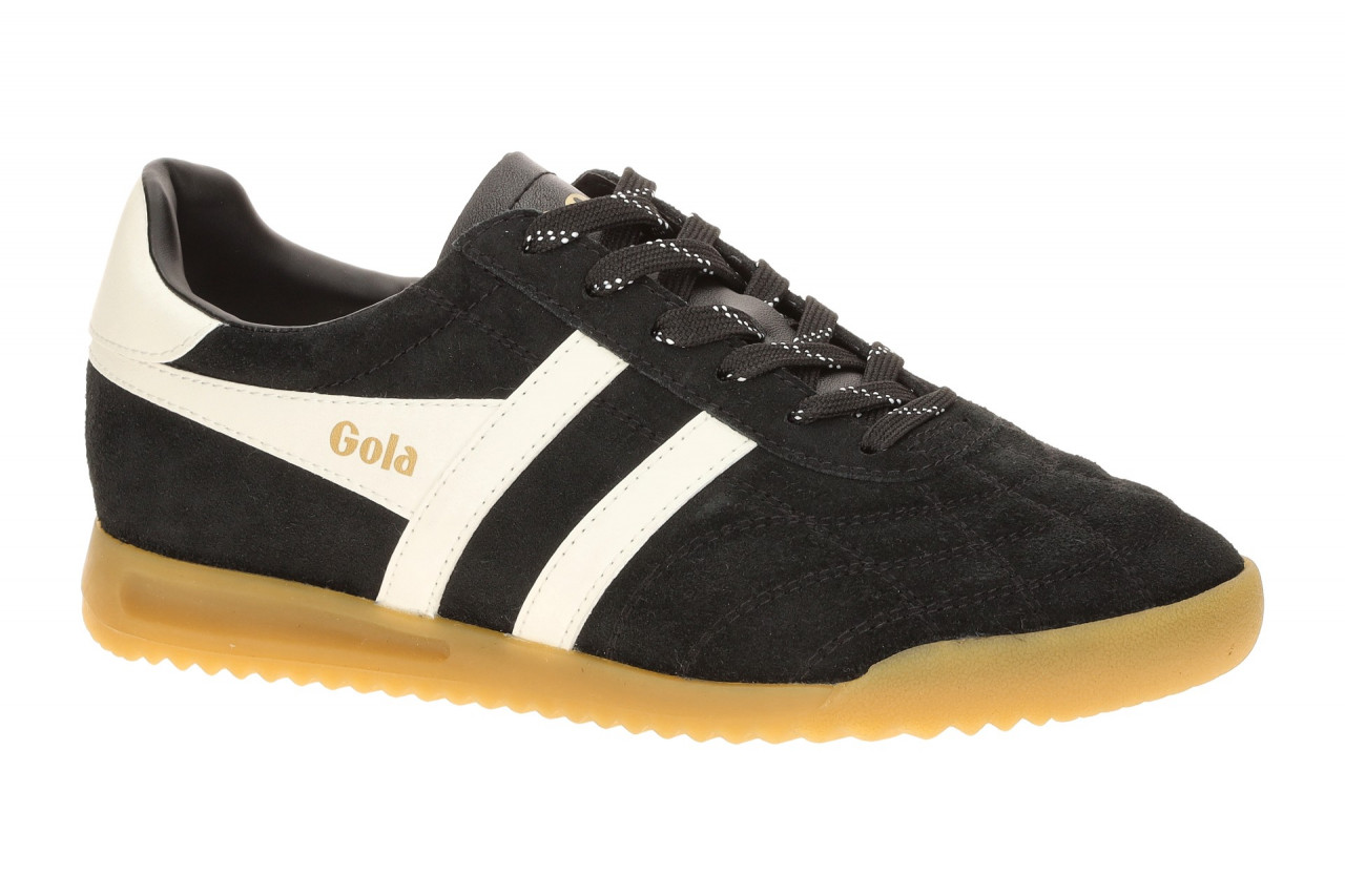 Gola CLB808BW STADIUM SUEDE Damen Sneaker Schwarz/Wei?