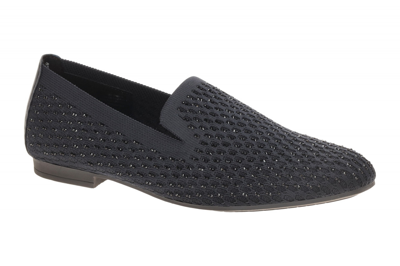 Gabor 85.216.49 Damen Slipper Loafer midnight Glitter Textil Leder Flexibel