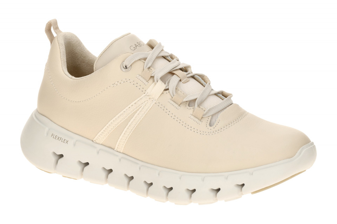 Gabor 83.255.22 Damen Sneaker beige creme FLEXFLEX-Technologie