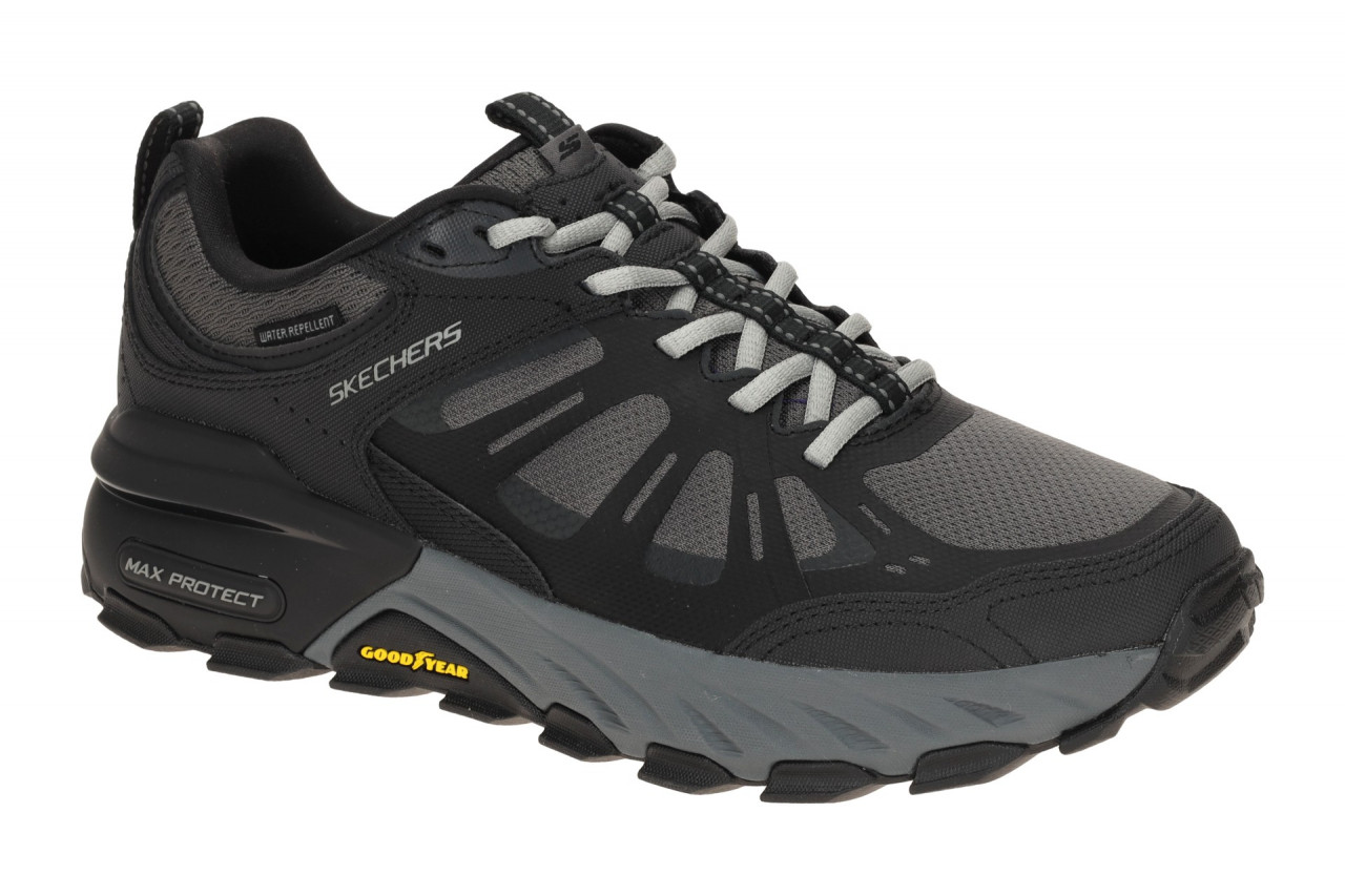 Skechers MAX PROTECT 237678 BKCC schwarz - sportliche Halbschuhe f?r Herren