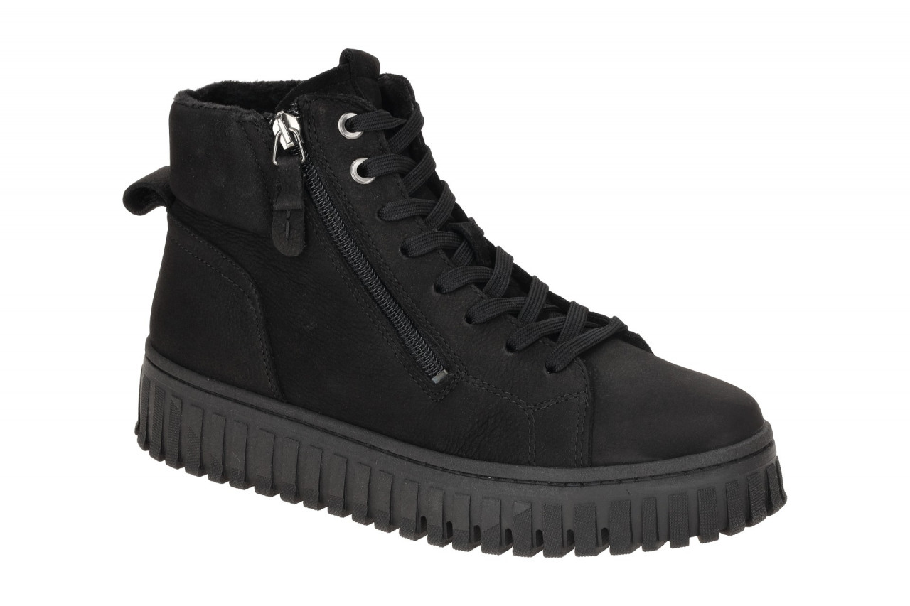Tamaris Damen Stiefeletten 1-25206-43 Schwarz Bequeme ?bergangsboots