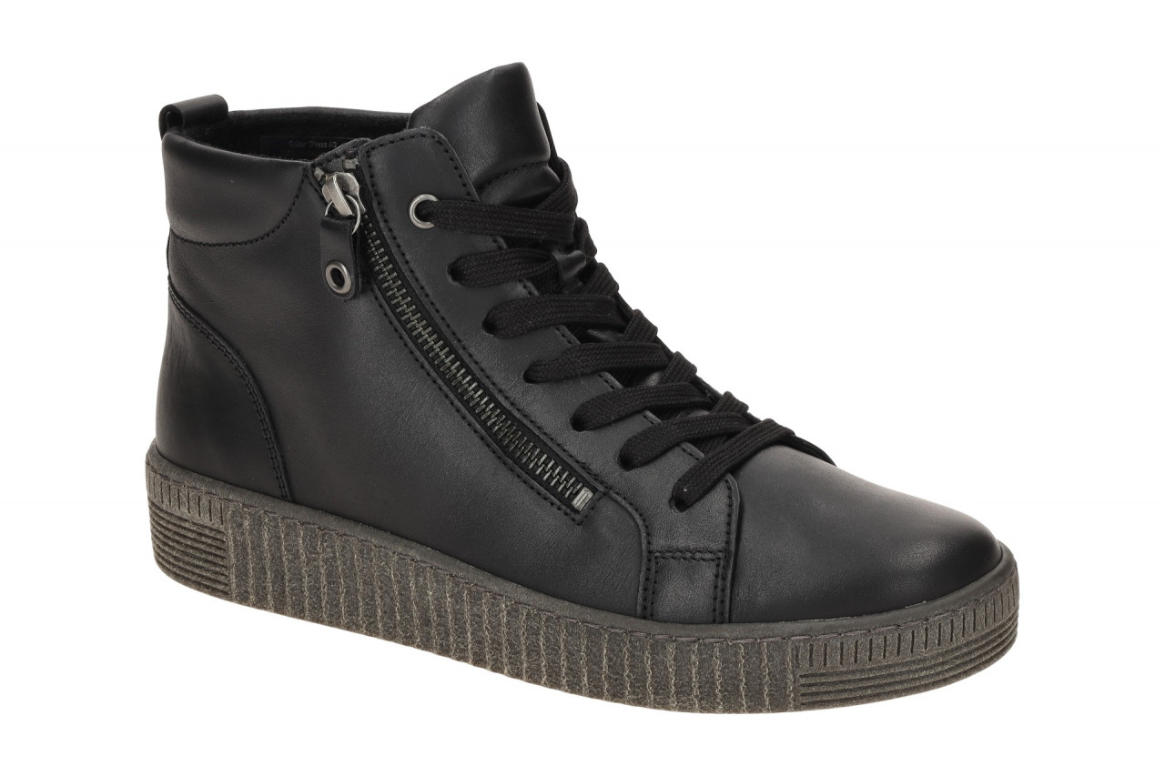 Gabor Damen Stiefeletten 73.730 Schwarz Wechselfu?bett & Keilabsatz