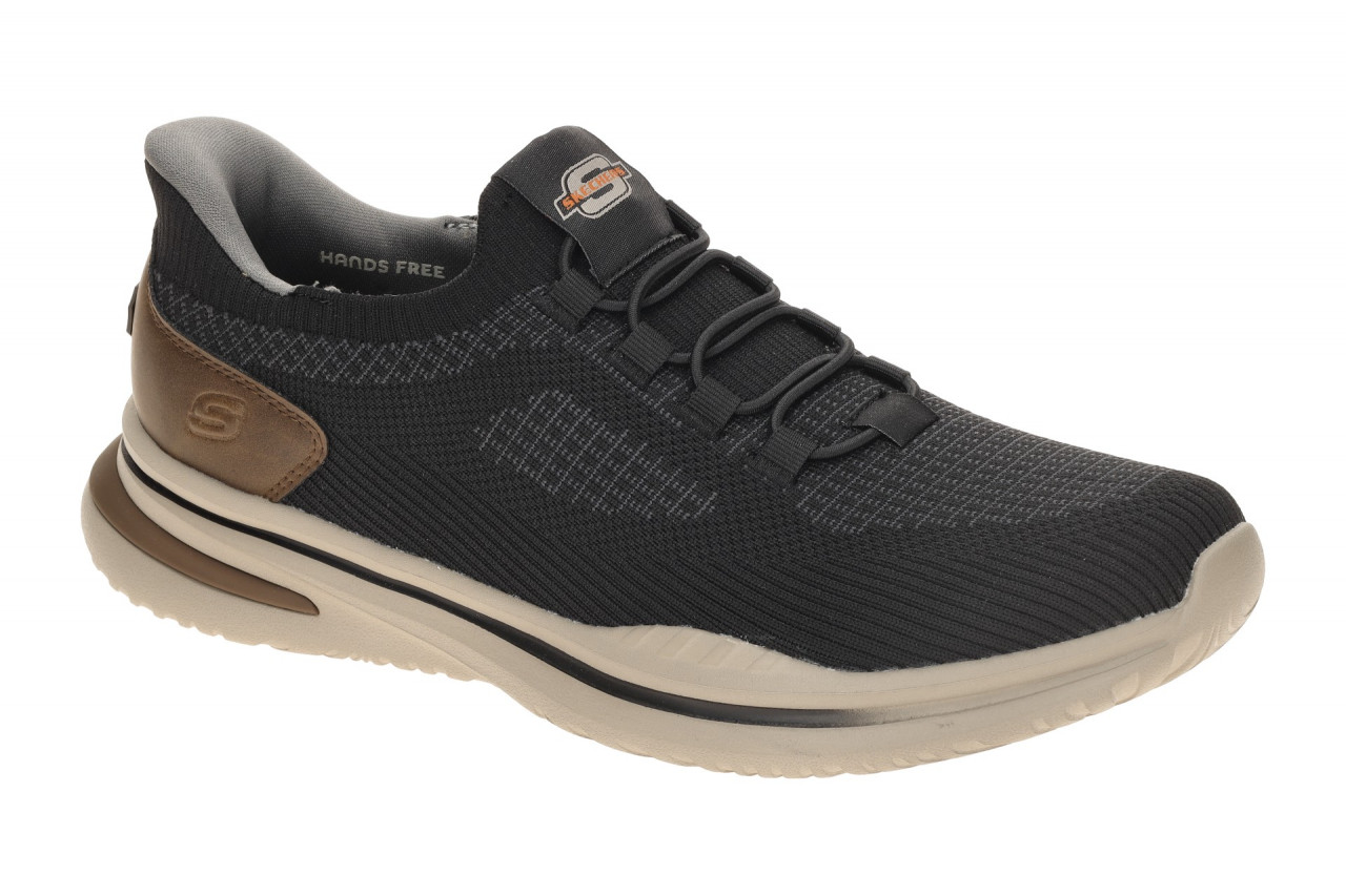 Skechers NORLAN 211207 BLK schwarz - Slipper f?r Herren