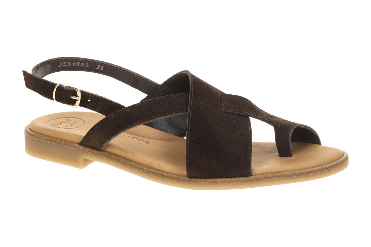 Paul Green 6216-029 dunkel-braun - Sandalette f?r Damen