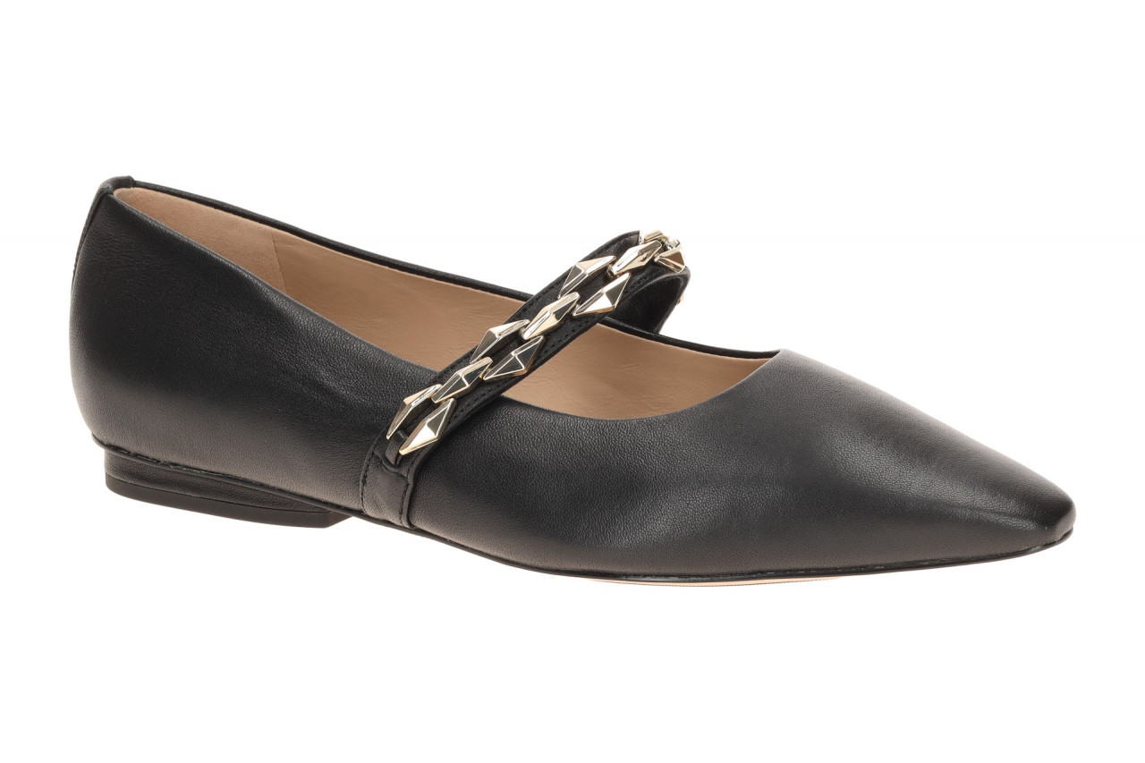 Peter Kaiser 9-72121-46 Schwarz Ballerina mit goldener Kette - Echtleder, spi...