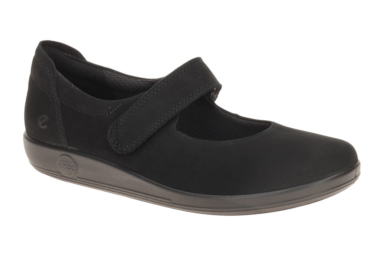 Ecco 20750302001 Soft 2.0 Mary Jane Damenschuhe schwarz - black