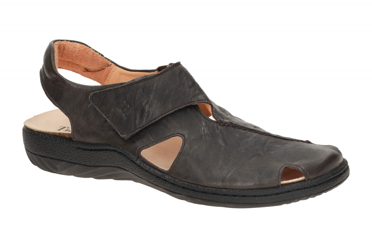 Think 294 Herren Sandale CHANGE espresso Echtleder Klettverschluss flach QSize G