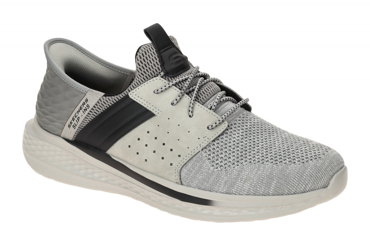 Skechers SLADE 210811 GRY grau - Slipper f?r Herren