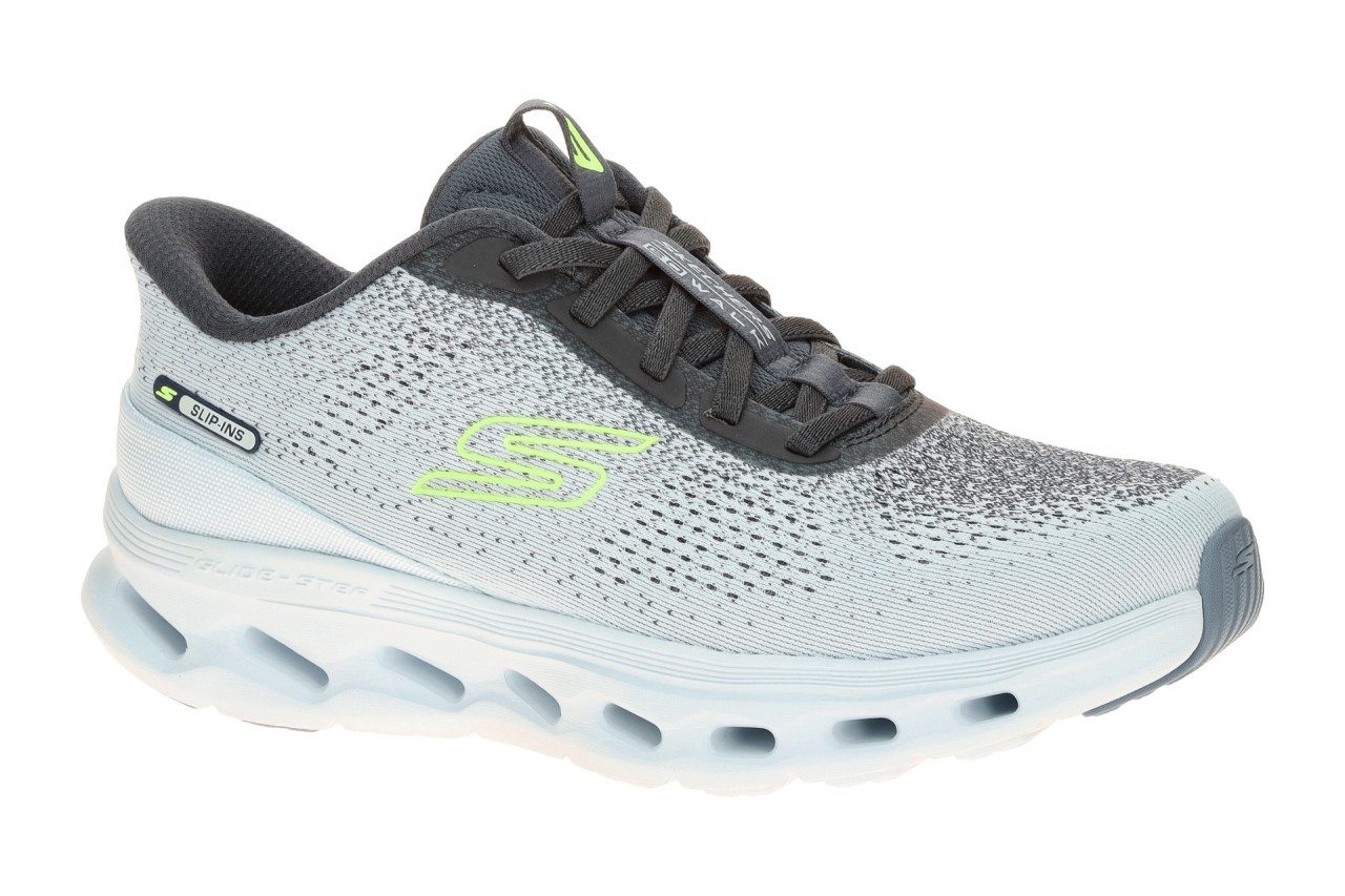 Skechers 125124 LTBL Damen Sneaker light blue GLIDE STEP Technologie