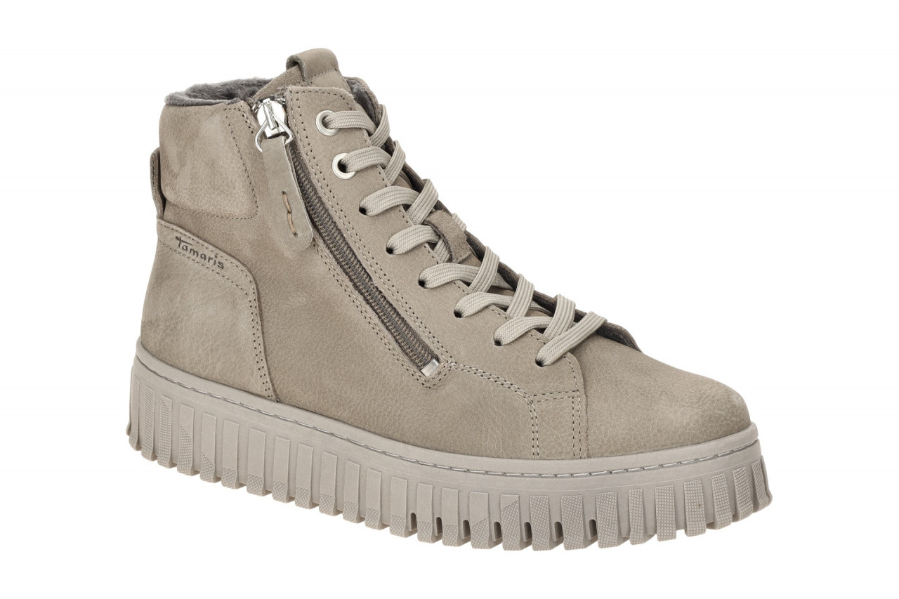 Tamaris Damen Stiefeletten 1-25206-43 in Grau - Bequeme ?bergangs-Schuhe