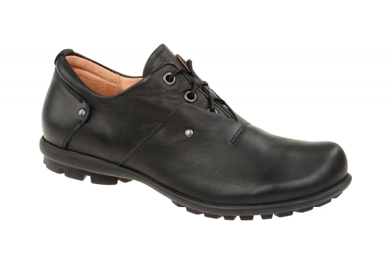 Think KONG 3-000280-0000 schwarz - bequeme Halbschuhe f?r Herren