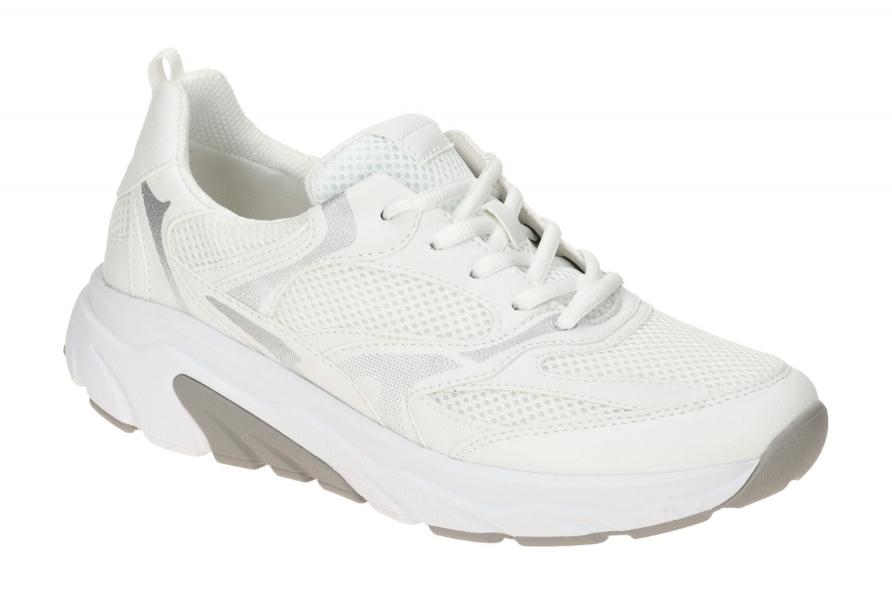 Gabor Damenschuhe 86.936.11 ROLLINGSOFT Sportliche Sneaker Wei?/Grau